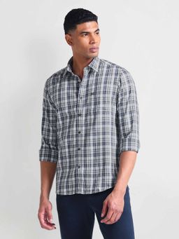 Arrow Sports - Blue Point Collar Manhattan Slim Fit Shirt