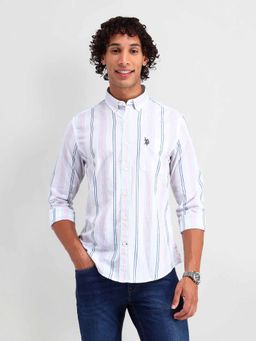 U.S. Polo Assn. Denim Co. - Pink Slim Fit Button Down Shirt