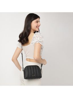 Fastrack - Quilted Black Sling Bag For Women