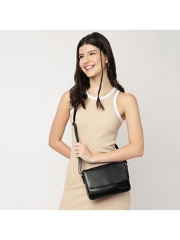 Fastrack - Black Casual Sling Bag for Women