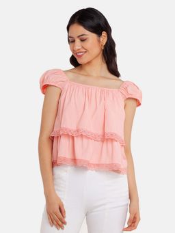 Zink London - Women Pink Solid Top