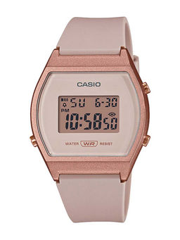 Casio - Vintage LW-204-4ADF Rose Gold Digital Dial Pink Resin Strap D213