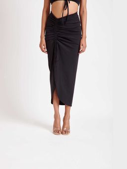 The Clothing Factory - Asymmetrical Drawstring Skirt