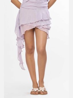The Clothing Factory - Lavender Whisper Ruffle Skirt