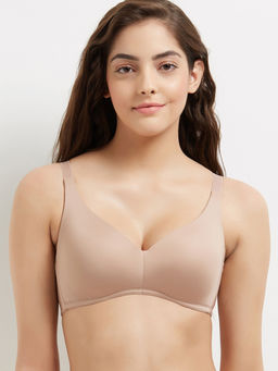 Wacoal - Basic Mold Padded Non-Wired Full Coverage Everyday T-Shirt Bra - Beige