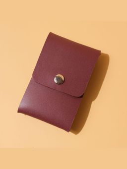 The Bicyclist - Maroon Card Holder