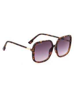 ROYAL SON - Women Purple Uv Protected Over-Sized Sunglasses
