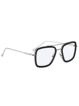 ROYAL SON - Men Square Blue Light Block Spectacle Frames Black Frame (Large) - SF0074-C1-R1