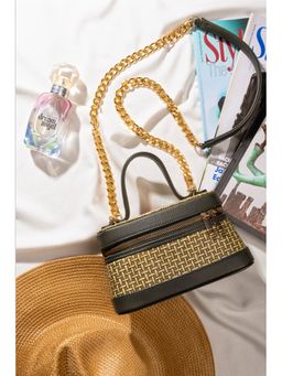 Suave Bags - Lunara Weave Crossbody Bamboo Cane Multi-Color Sling Bag