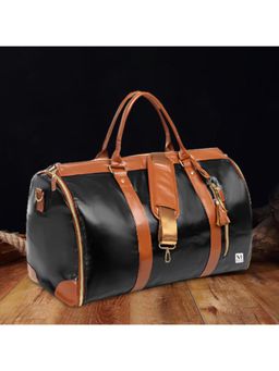 NFI Essentials - Black Garment Duffel Bag With Detachable Strap