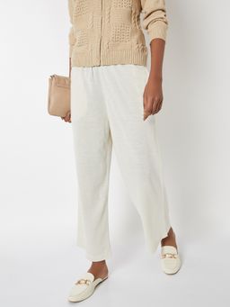 max - Off White Women Knit Pant