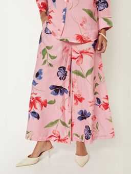 max - Pink Women Floral Print Palazzo