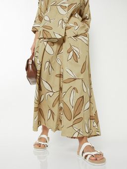 max - Beige Women Printed Palazzo