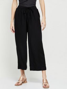 max - Black Women Solid Palazzo