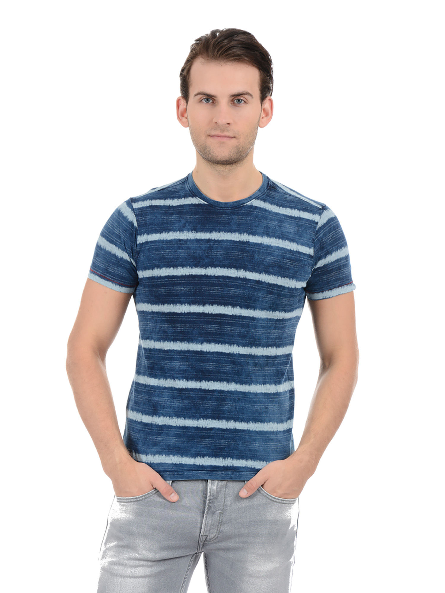 Buy Pepe Jeans Indigo Striped Tshirts 
