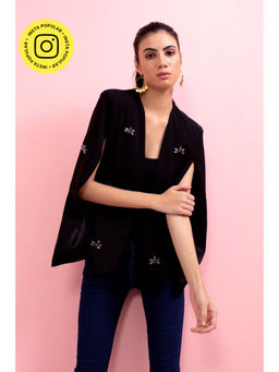 BOHO-CHIC By Sukriti Jain - Hand Embellished Cape Jacket