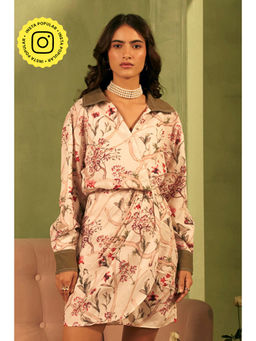 BOHO-CHIC By Sukriti Jain - Multi Colour Olivia Dainty Print Midi Dress