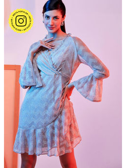 BOHO-CHIC By Sukriti Jain - Pink Metallic Party Hopper Mini Dress