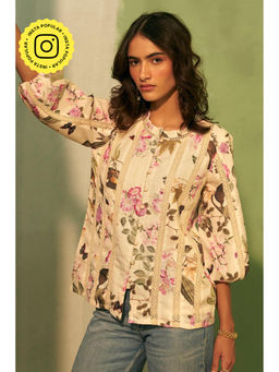 BOHO-CHIC By Sukriti Jain - Beige Dainty Spring Hue Top