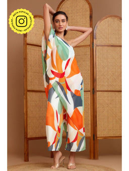 BOHO-CHIC By Sukriti Jain - Orange The Summer Serenade Jumpsuit