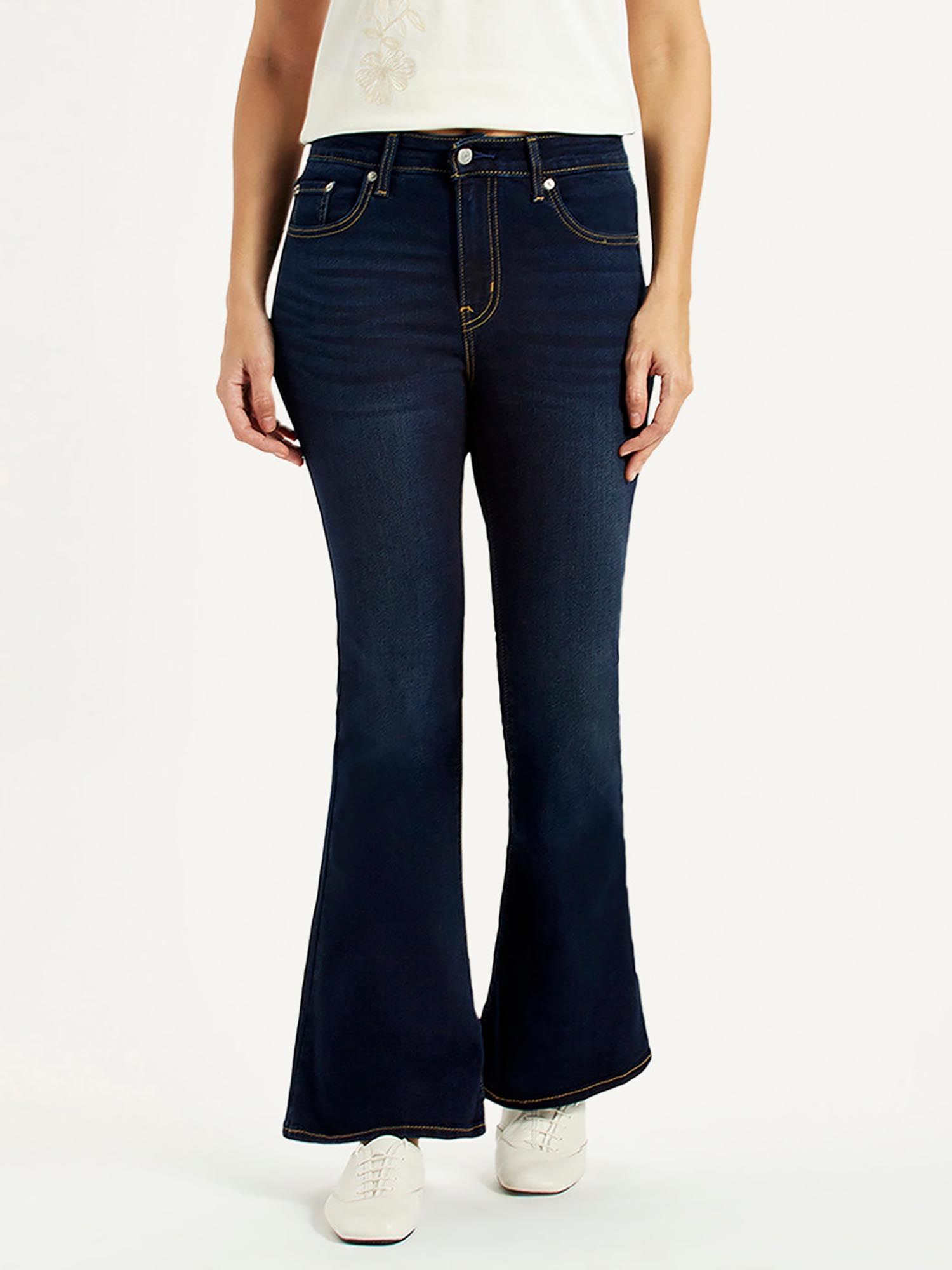 levi's Women'S Dark-Blue Slim Fit High Rise Jeans-picture-18