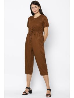 Allen Solly - Brown Jumpsuit