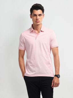 Arrow - Solid Cotton Polo T-Shirt