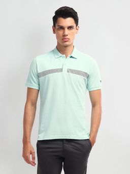 Arrow Sports - Horizontal Solid Cotton Polo T-Shirt