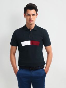 Arrow Sports - Colour Block Cotton Polo T-Shirt