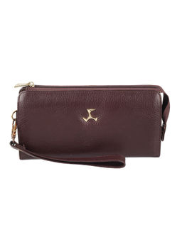 Mochi - Brown Stripes Leather Wallet