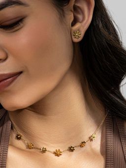 AQUASTREET - Gold Plated Minimal Jewellery Set