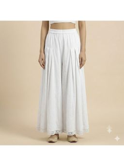 Bcz Style - White Women Loose Palazzo