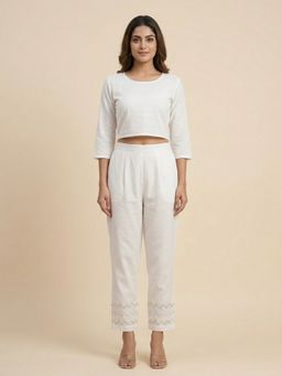 Bcz Style - White Women Pant