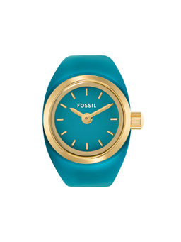 Fossil - Blue Quartz Analog Watch Ring (Es5415) (S)