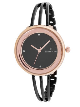 Daniel Klein - Black Quartz Analog Watch (Dk.1.14290-1) (M)