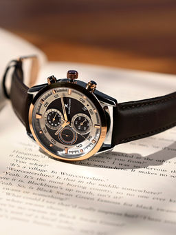 Daniel Klein - Black Quartz Analog Watch (Dk.1.14291-1) (M)