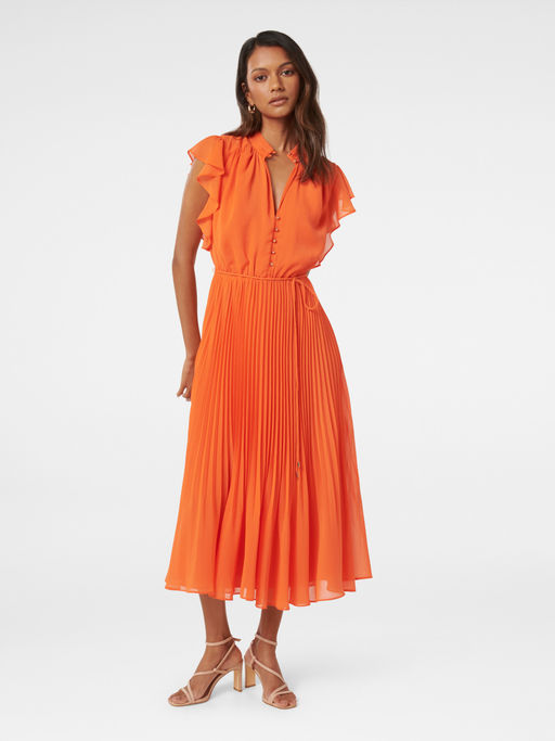 Buy Forever New Juliet Petite Pleated Midi Dress with Belt (Set of 2) Online