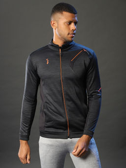 Campus Sutra - Men Solid Full Sleeve Solid Sports Jacket