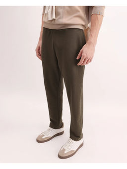 Rare Rabbit - Men Costo-B Brown Polyester Blend Regular Fit Trackpant