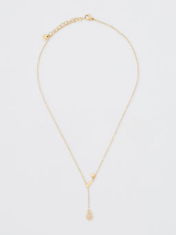 Pomelo - Teardrop Pendant Necklace - Gold