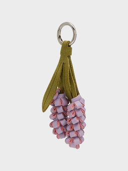 Pomelo - Blooming Hyacinth Charm Keyring - Purple