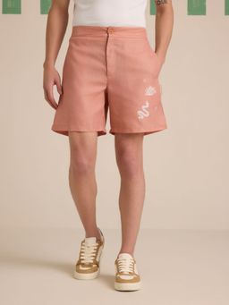Muvazo - Verano Printed Linen Shorts