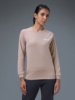 Technosport - Pink Printed Slim Fit Sweatshirt
