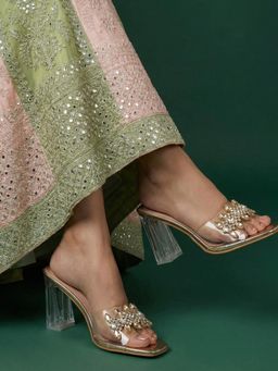 JODYHUB - Heels Gold Sandals