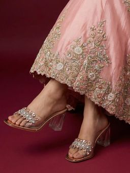 JODYHUB - Heels Rose Gold Sandals