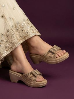 JODYHUB - Heels Beige Sandals