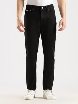 Calvin Klein - Slim Fit Mid Rise Black Jeans
