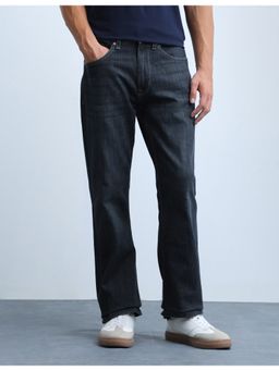 Flying Machine - Men Mid Rise Bruce Bootcut Fit Blue Jeans