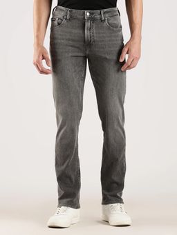 Calvin Klein - Mid-Wash Slim Fit Mid Rise Grey Jeans