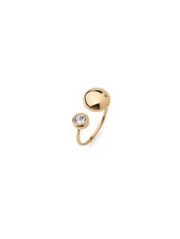 Veli Jewels - Everyday Minimalist Cuff Ring Water-Proof White